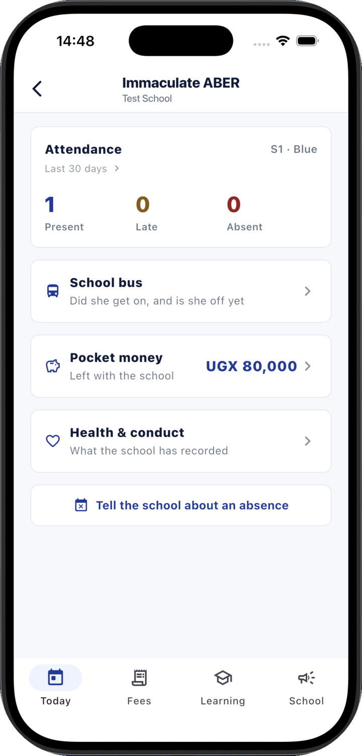 The EzzySkul parent app